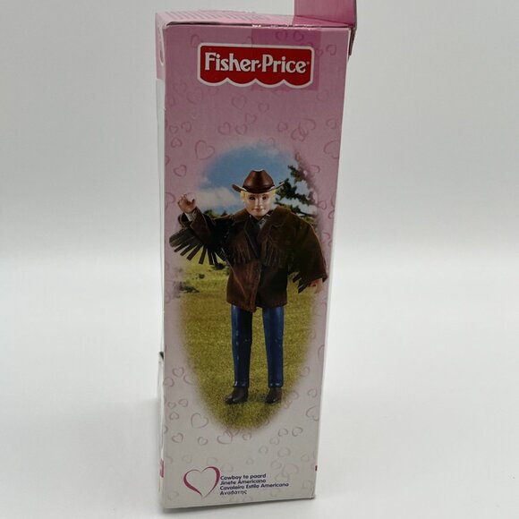 2001 Fisher Price Loving Family Western Rider Jack Figure #75274 Unused - Picture 8 of 11